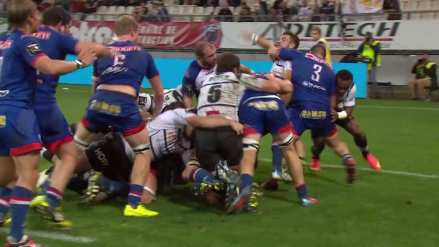 TOP14 - Grenoble-Brive: Essai Henry Vanderglas (GRE) - J9 - Saison 2014/2015