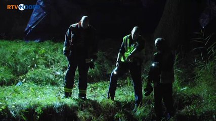 Tractor te water in Bellingwolde - RTV Noord