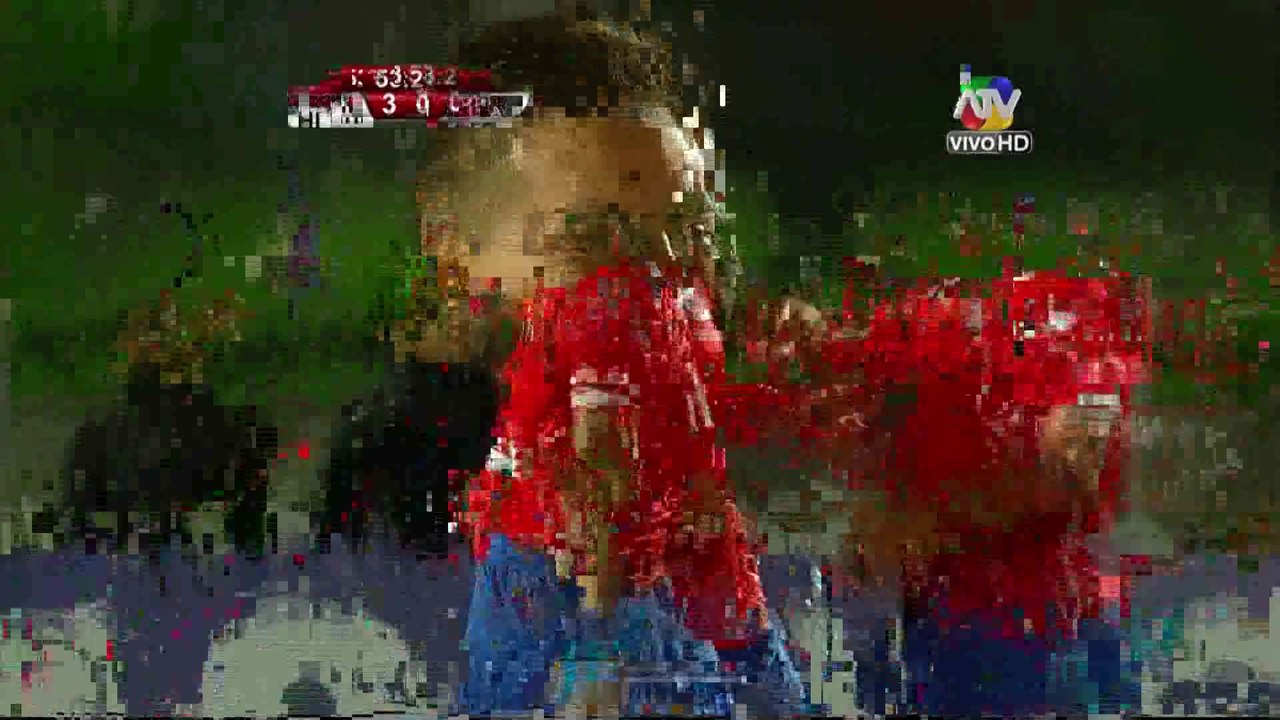 Gol de Chile. Eduardo Vargas 3-0