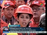 Trabajadores de PDVSA celebran victoria de Venezuela en caso Exxon
