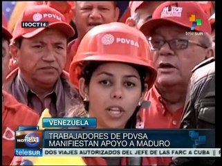 Trabajadores de PDVSA celebran victoria de Venezuela en caso Exxon