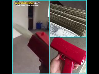 Düğünde Para Saçan Zenginler İçin Yapılan Para Saçma Makinesi