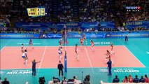 ITALIA 3X1 RUSSIA SET 4B - ROUND 3 - MILANO - VOLLEYBALL WOMEN'S WORLD CHAMPIONSHIP ITALY 2014