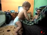 First Step Baby Goes wrong - Fails World