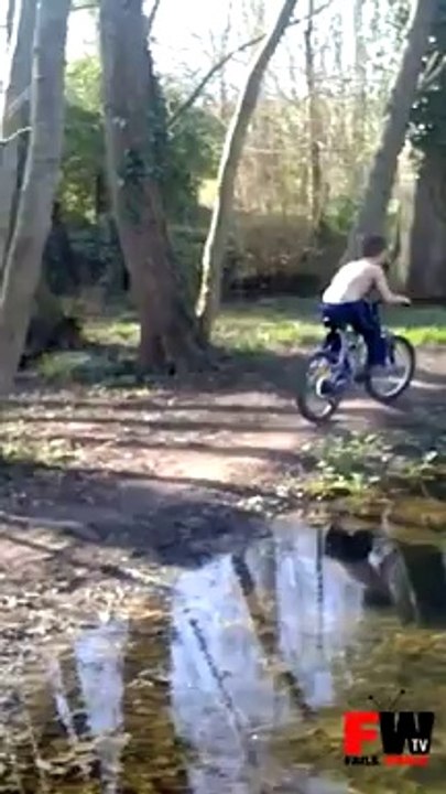Kid On Bike Lost Balance