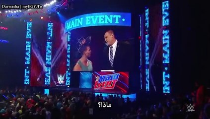 مترجم عرض مين ايفينت الاخير wwe4new
