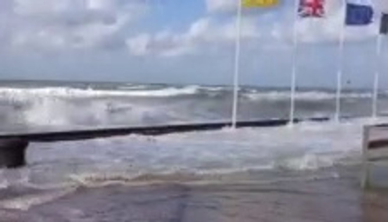 Tempête à Wimereux