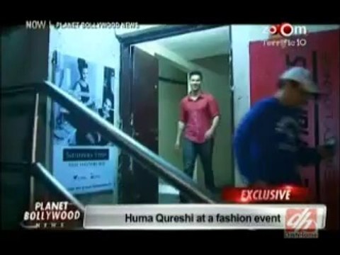 Huma Qureshi at a fashion event 11th October 2014 apnicommunity.com