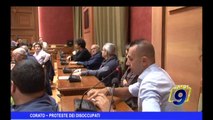 CORATO | Protestano i disoccupati, le rassicurazioni di Mazzilli