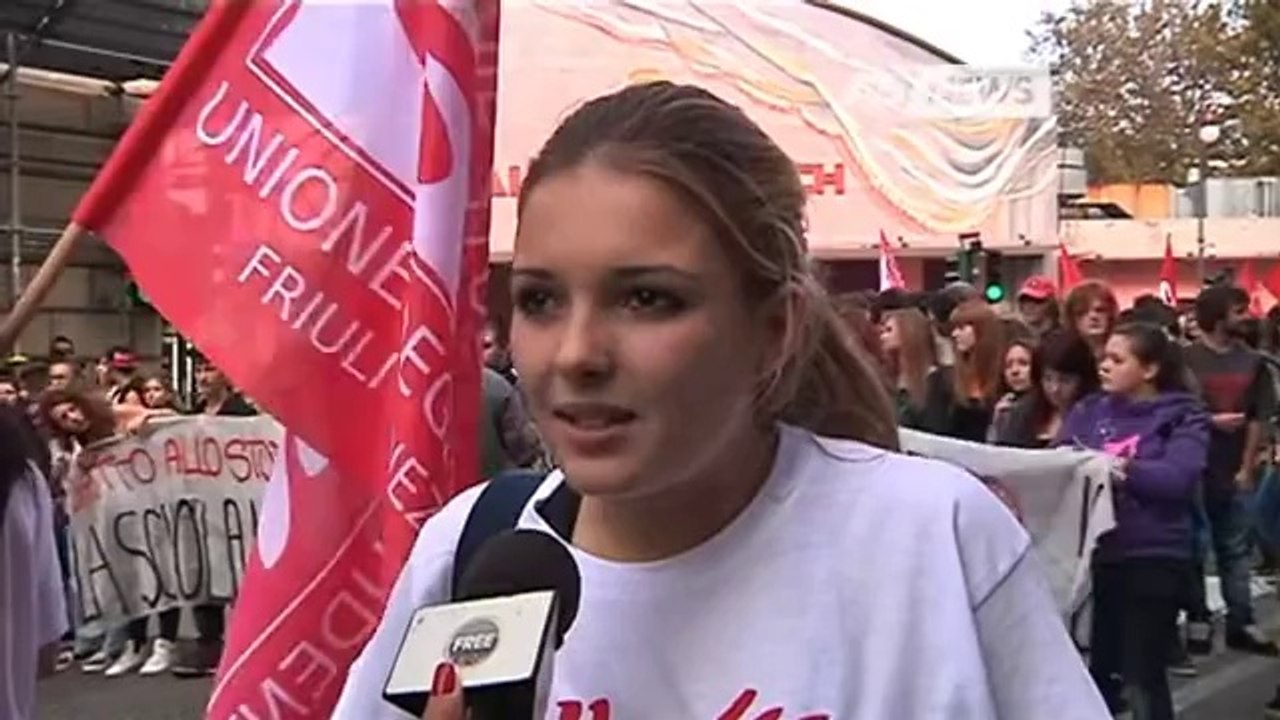 STUDENTI CONTRO IL GOVERNO, TRAFFICO IN TILT