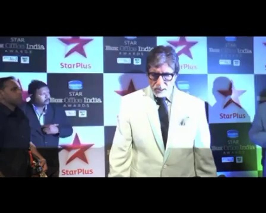 Big B honoured with Box office Shahenshah Award