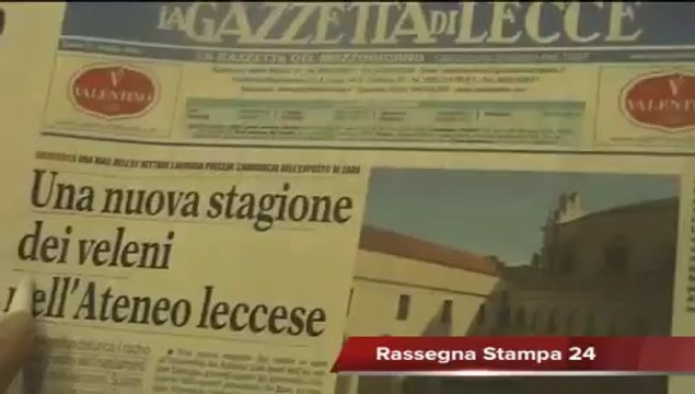 Rassegna Stampa 11 Ottobre 2014: Leccenews24 le principali notizie