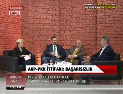 Gülgün Feyman ile Gündem Özel konuklar Uğur CİVELEK Hakan Bayrakçı Taylan Sorgun 2 11 10 2014