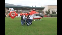 Bursa Kalp Krizi Geçirdi, Ambulans Helikoptere El Sallayarak Gitti