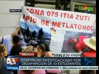 Mexicanos exigen a Peña Nieto aclarar caso Iguala