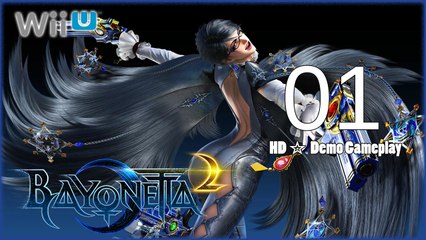 Bayonetta 2 (WiiU) - DEMO Pt.1 【English VA - Classic Controls】