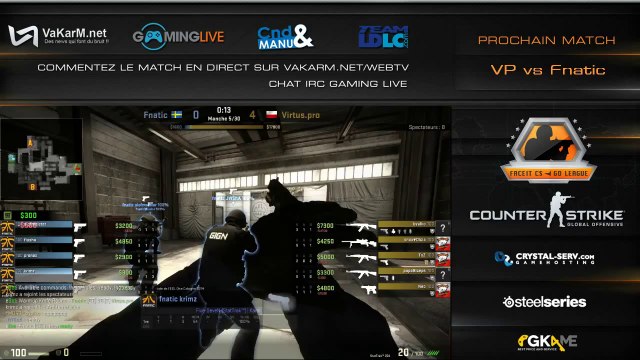 FaceIT League 2 - Cache - Fnatic vs Virtus Pro
