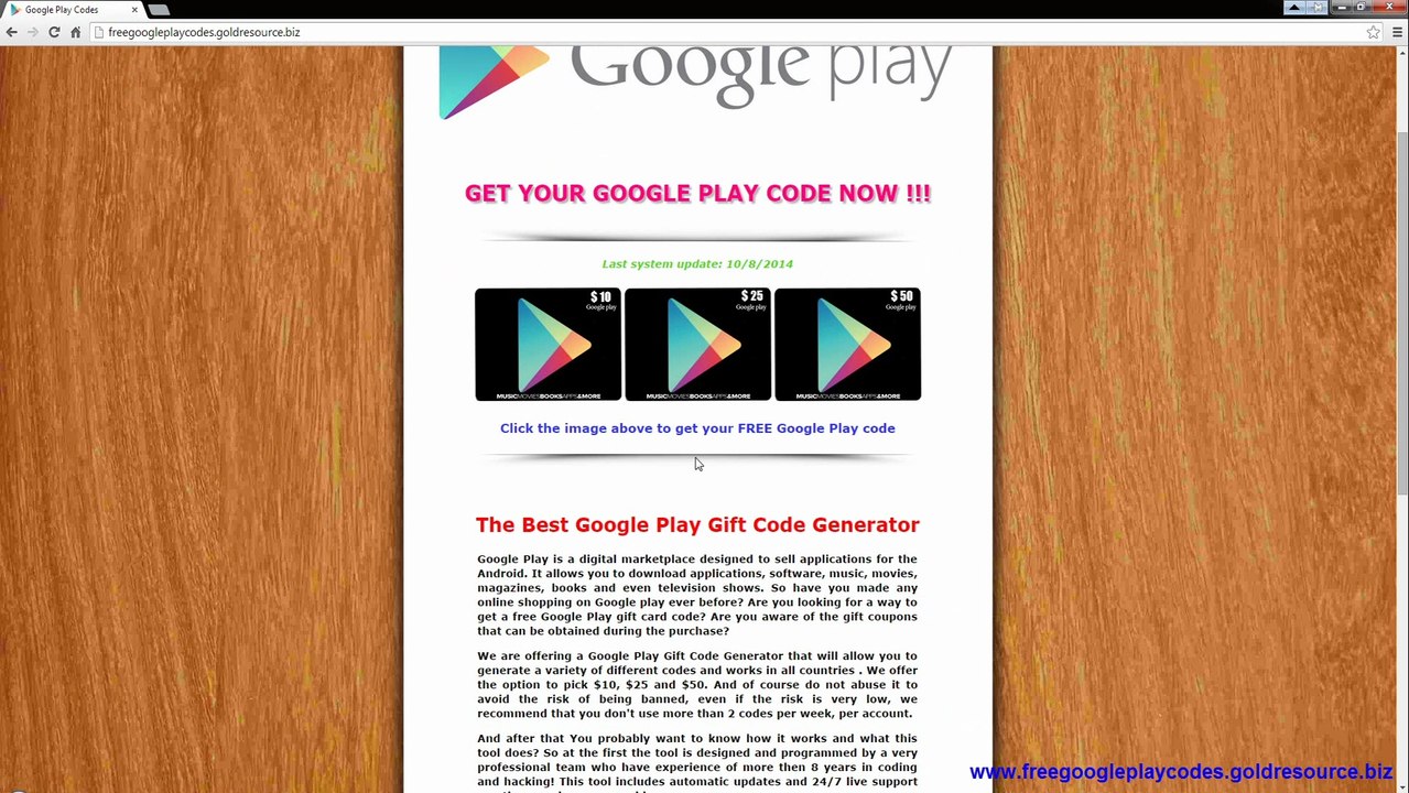 Google Play Gift Card Code Generator [The best]
