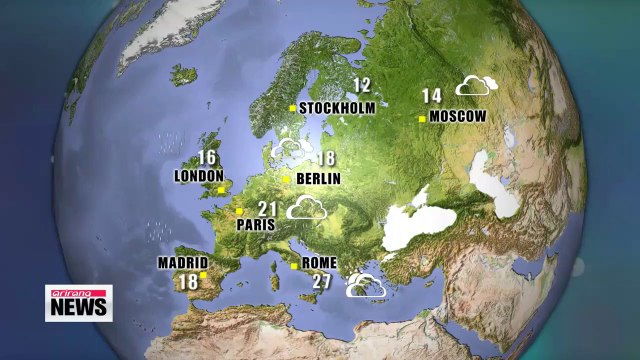 chilly night with the overnight low dipping to twelve degrees Celsius in Seoul
