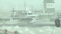 Typhoon Vongfong churns toward Japanese Okinawa Islands