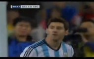 La supuesta falta de Danilo sobre Di Maria y el tapadón de Jefferson sobre Messi en el penal.