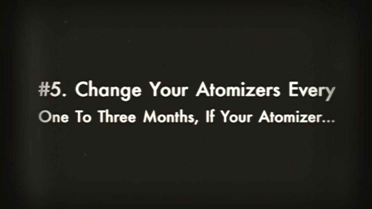 Top 5 Steps To Save Your Atomizer E-cigarette From Getting Hot