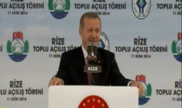 Erdoğan'a Memleketinde Uyan Artık Yiğidim Şiiri Okundu