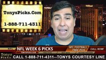 Free Sunday NFL Picks Predictions Point Spread Odds Betting Previews 10-12-2014