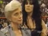 WWF Stone Cold Steve Austin saves Vince Mcmahon and Linda Mcmahon
