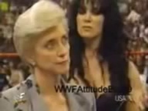 WWF Stone Cold Steve Austin saves Vince Mcmahon and Linda Mcmahon