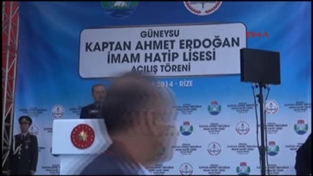 Cumhurbaşkanı Erdoğan, Güneysu'da Babasının Adı Verilen İmam Hatip Lisesinin Açılışını Yaptı