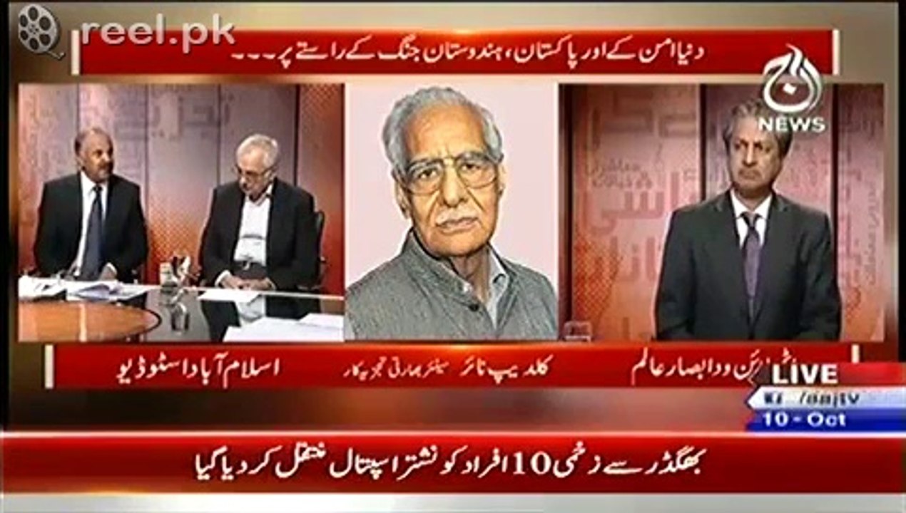 Bottom Line With Absar Alam  – 10th October 2014 - Aaj News