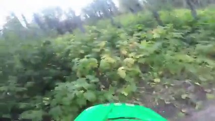 Biker Scary Encounter During A Forest Ride