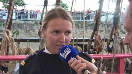 Anne-Laure, Lieutenant Cannonier sur l'Hermione