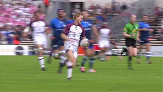 TOP14 - Bordeaux-Castres: Essai 1 Blair Connor (BOR) - J9 - Saison 2014/2015
