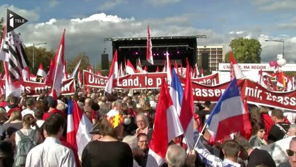 Les Alsaciens manifestent pour affirmer leur attachement à leur