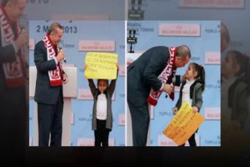 RECEP TAYYİP ERDOĞAN ÇOCUK  SEVGİSİ