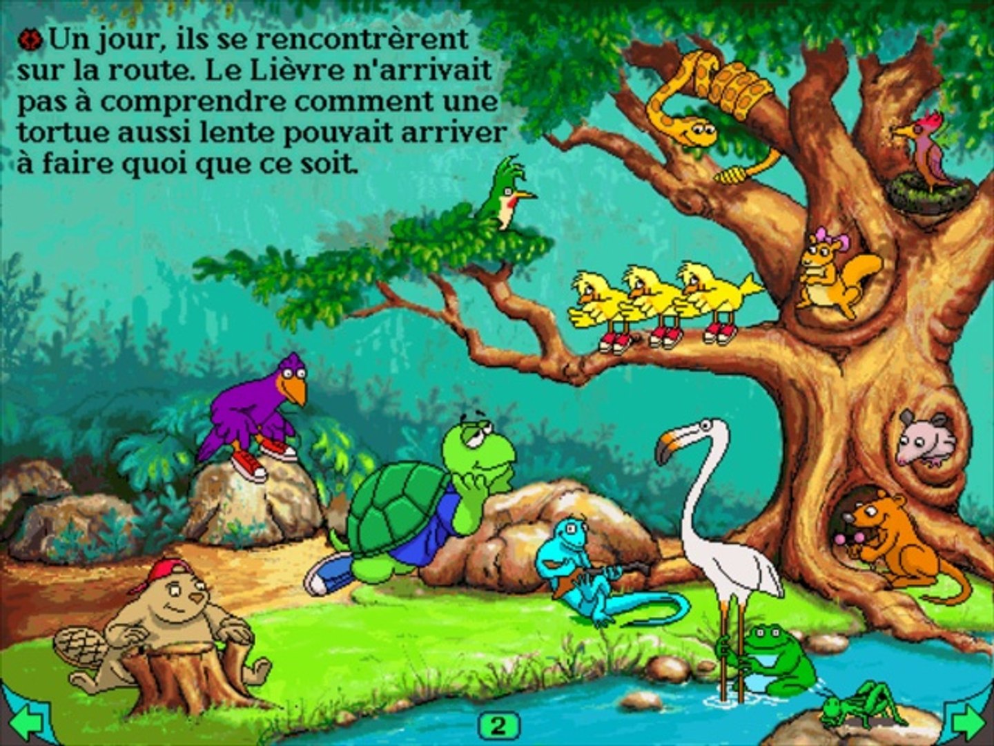 Living Books Le Lievre Et La Tortue Parte 1 Video Dailymotion