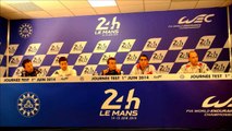 24 Hours of Le Mans Test Day Press Conference