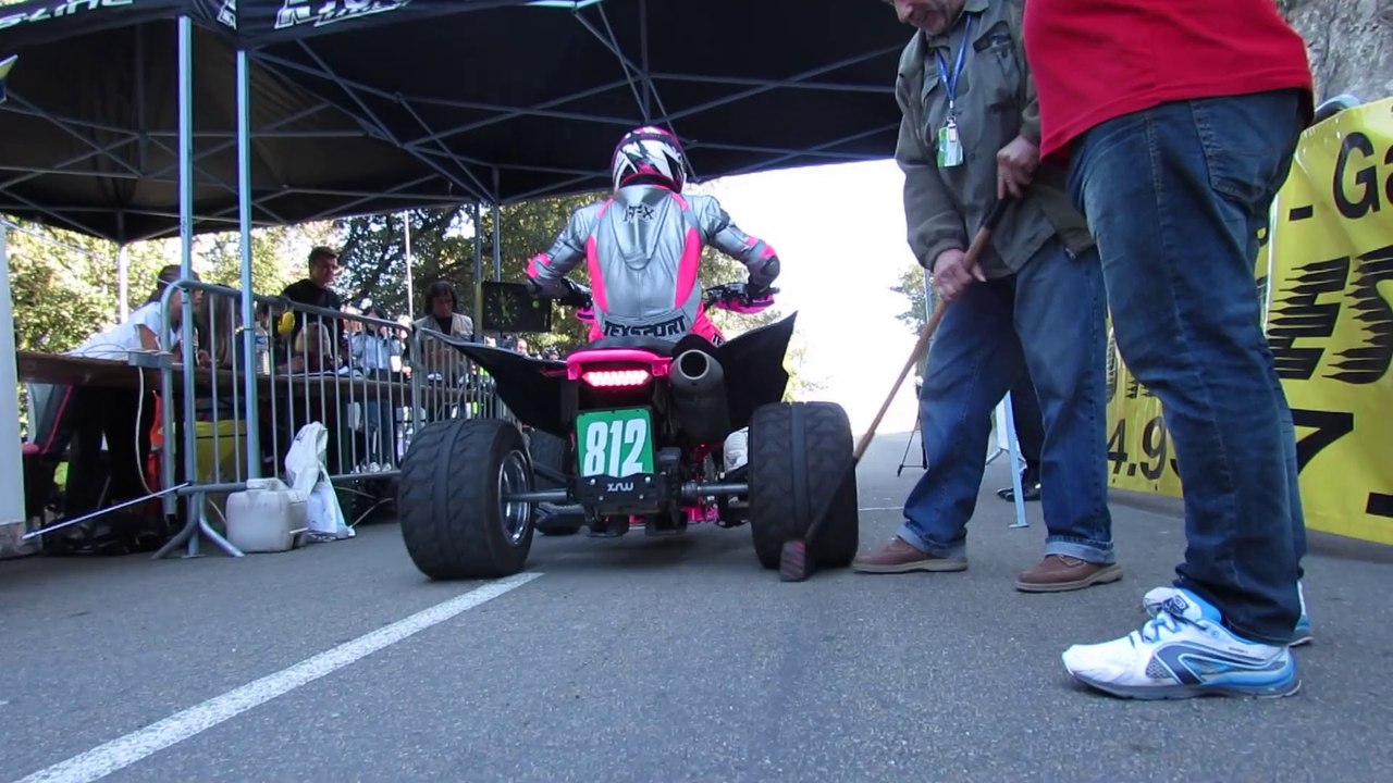 Melodie  Loria quad 450 yamaha course de cote gattieres