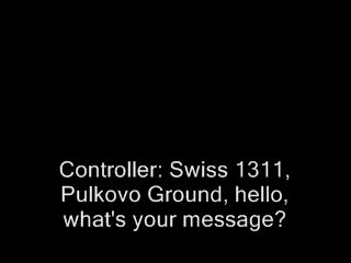 Air Traffic Control - RT comm. with Swiss Airbus with Bird Strike (av eng)
