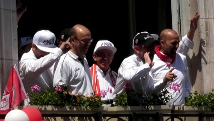 JL en Pro A : le discours du président Julien Desbottes à la mairie après la montée en ProA