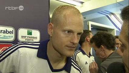 Olivier Deschacht sur le titre d'Anderlecht