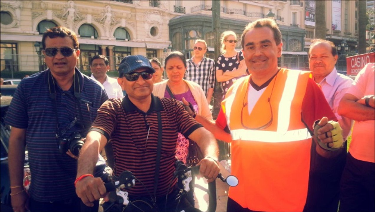 Yannick RUIZ relie Cannes à Monaco en vélo Brompton