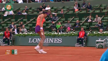 G. Muguruza v. P. Parmentier 2014 French Open Women's R4 Highlights