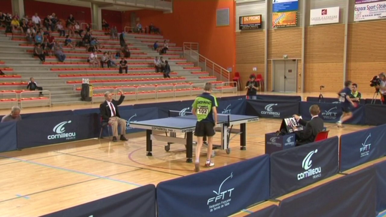 Finale simple cadets France 2014 à Arnas