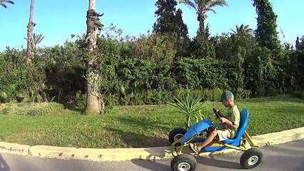 SAHARA BEACH TUNISIE mai 2014 Kart a pedale
