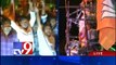 Cong leaders in Telangana formation day celebrations at Gun Park