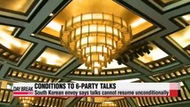 South Korea, U.S., China discussing conditions to resume 6-party talks S. Korean envoy