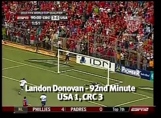 Costa Rica 3-1 United States June 3, 2009